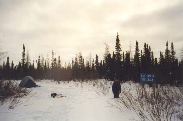 [Campsite in the Snow]