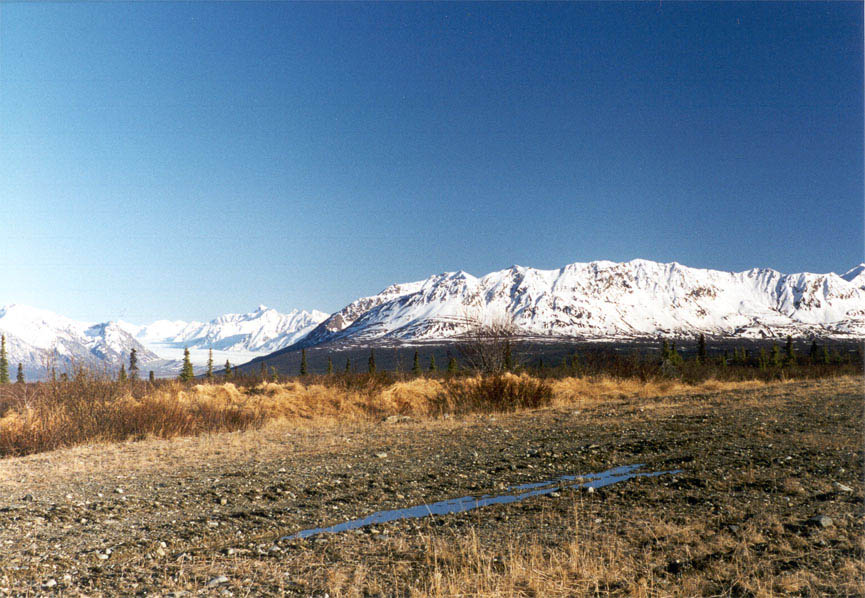 [Glacier and Mountains]